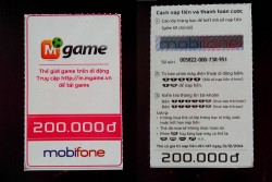 mobifoneチャージカード