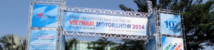 ホーチミンで開催されているベトナムモーターショー2014に行ってきました
