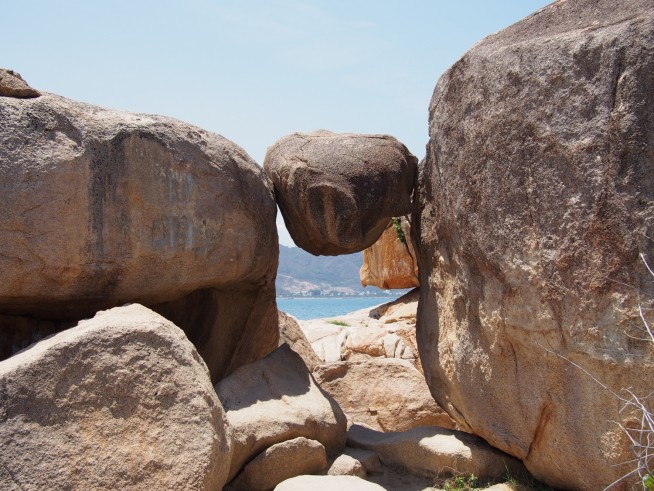 ホンチョン岬の奇岩